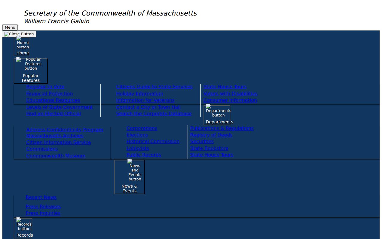 Milton resident lookup using the Massachusetts voter-status search