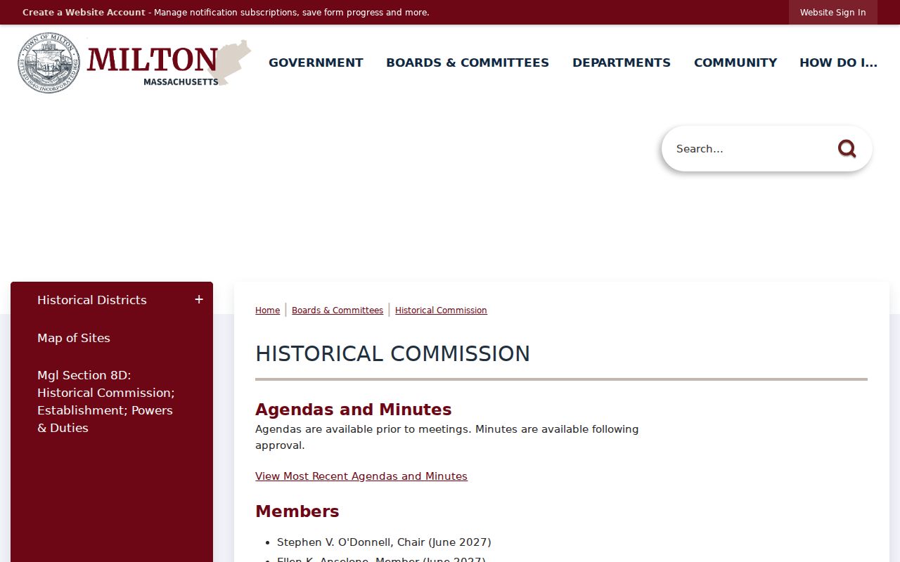 Milton neighbors research through Historical Commission property resources