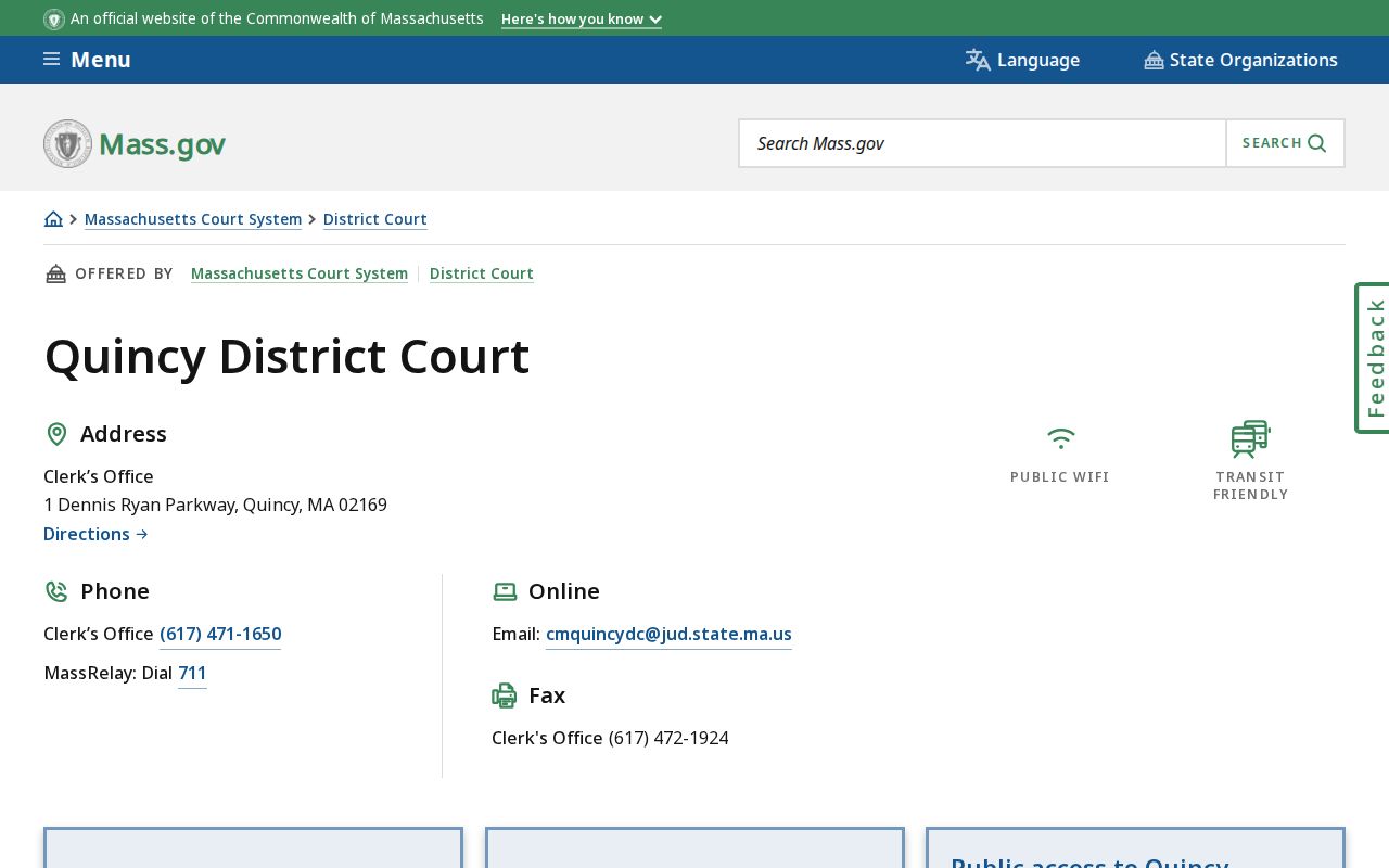 Milton resident lookup court route through Quincy District Court